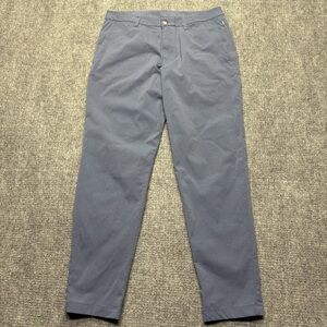 Lululemon ABC Slim Fit Pants Mens 33x30 Oil Gray Woven Air LM5AY0S